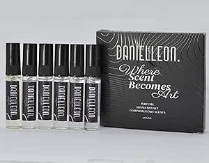 عطور مستوحاة طويلة الأمد بحجم السفر، مجموعة برفيوم DL-MP2 للرجال من دانيال ليون، 6 × 5 ملليلتر
